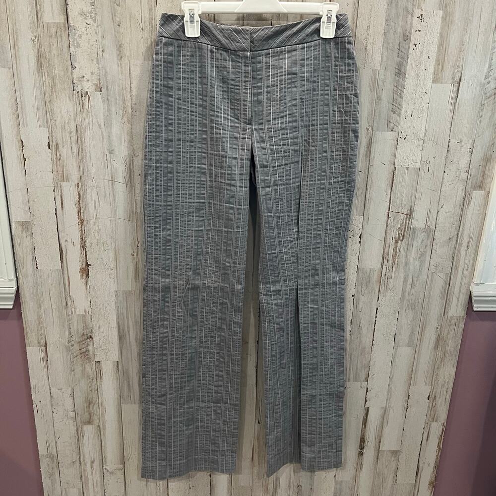 Peace Of Cloth Panticular Wide Leg Gray Plaid Pants Business Career Y2K Size 2